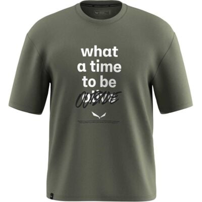 SALEWA Eagle Outside Loose T-Shirt M 男性用Tシャツ