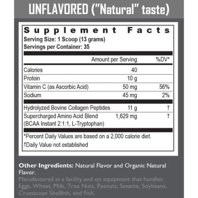 PhysiVantage Unflavored Supercharged Collagen コラーゲンサプリメント