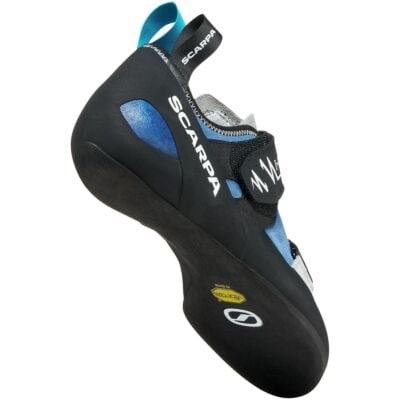 SCARPA Helix V Hyper Blue/Silver 男性用クライミングシューズ