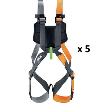 Petzl Simba クライミング (5個パック) 子供用フルボディハーネス