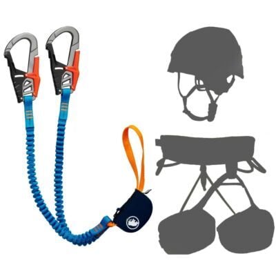 Oliunìd Deal Kit Mammut Skywalker Pro ヴィアフェラータセット + ヘルメットとハーネス ヴィアフェラータキット