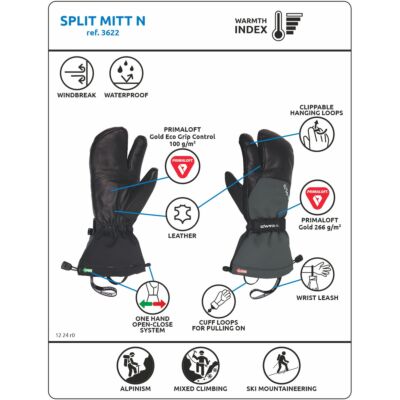 CAMP Split Mitt N スキー登山用ミトン