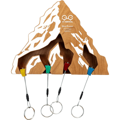 YY Vertical Key Holder - Everest Edition クライミング用ダイス付きキーホルダー