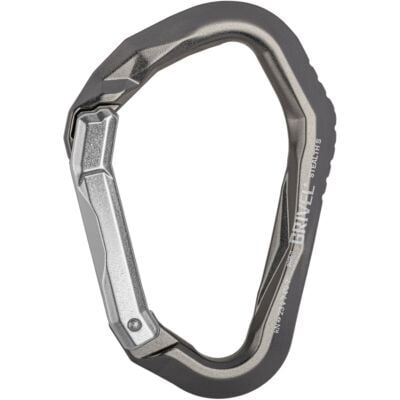 Grivel Standard Stealth Straight K16S moschettone arrampicata