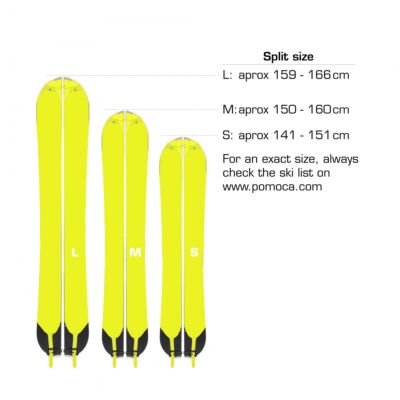 Pomoca Climb 2.0 145mm スプリットボード用フィッシングスキン