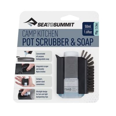 Sea To Summit Camp Kitchen Pot Scrubber and Soap 50 ml キッチンブラシと石鹸