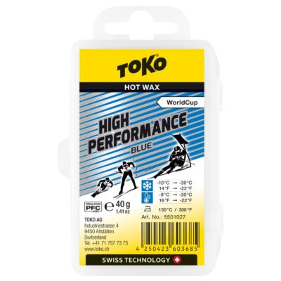Toko High Performance Hot Wax Blue スキー用ワックス