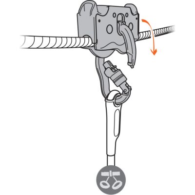 Petzl Trac Guide LT (5個パック) アドベンチャーパークプーリー