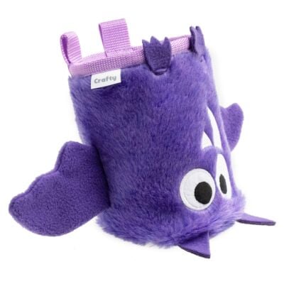 Crafty Climbing Violet Bat チョークバッグ