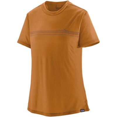 Patagonia W's Cap Cool Merino Blend Graphic Shirt レディース Tシャツ