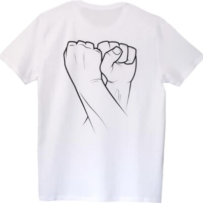 Wide Boyz Double Fist Stack メンズTシャツ
