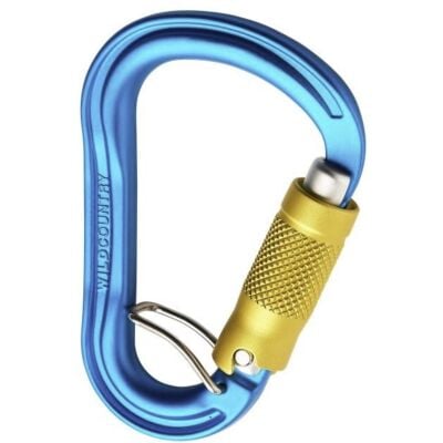 Petzl Neox アシストロック付きビレイデバイスとクライミングカラビナ
