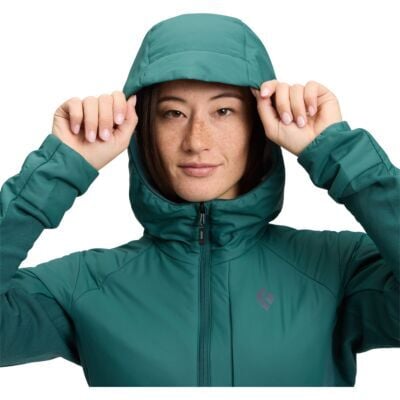 BD Black Diamond レディースファーストライト1.0ストレッチフーディー insulated jacket