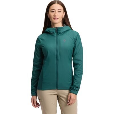 BD Black Diamond レディースファーストライト1.0ストレッチフーディー insulated jacket