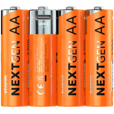 Xtorm Rechargeable AA Batteries USB-C 充電式バッテリー 4個パック