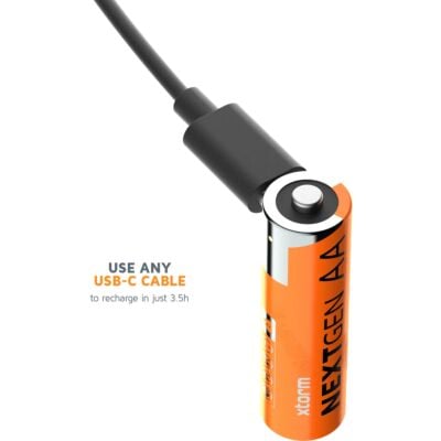 Xtorm Rechargeable AA Batteries USB-C 充電式バッテリー 4個パック