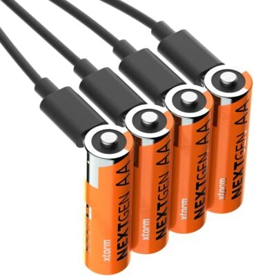 Xtorm Rechargeable AA Batteries USB-C 充電式バッテリー 4個パック