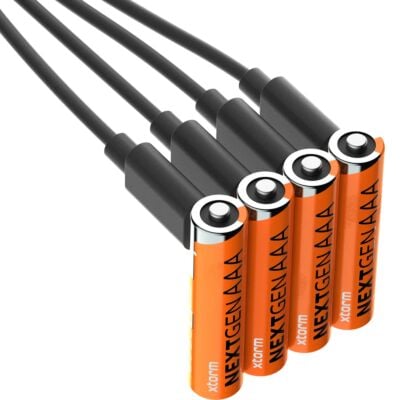 Xtorm Rechargeable AAA バッテリー USB-C 充電式バッテリー 4個パック