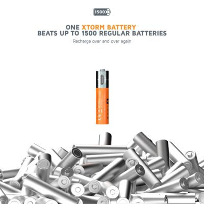 Xtorm Rechargeable AAA バッテリー USB-C 充電式バッテリー 4個パック
