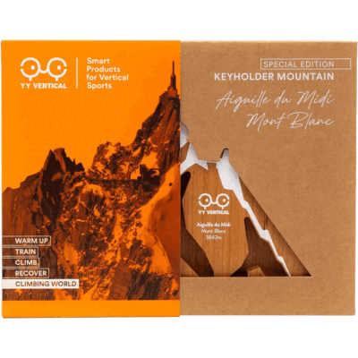 YY Vertical Key Holder - Aiguille du Midi Edition クライミングダイス付きキーホルダー
