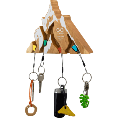 YY Vertical Key Holder - Everest Edition クライミング用ダイス付きキーホルダー