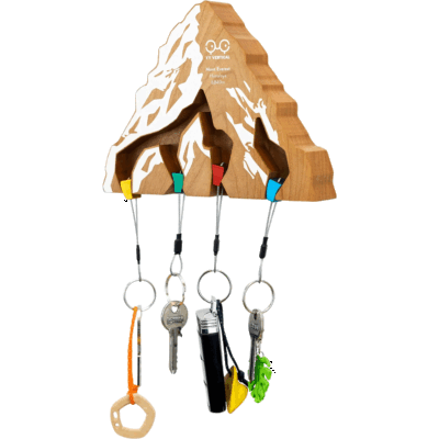 YY Vertical Key Holder - Aiguille du Midi Edition クライミングダイス付きキーホルダー