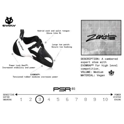 Evolv Zenist Pro クライミングシューズ