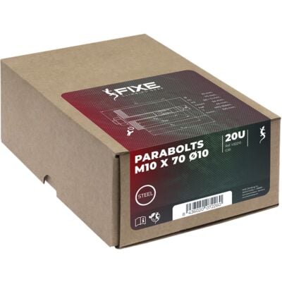 Fixe Box of M10 × 70 mm ボルト 拡張釘 20パック