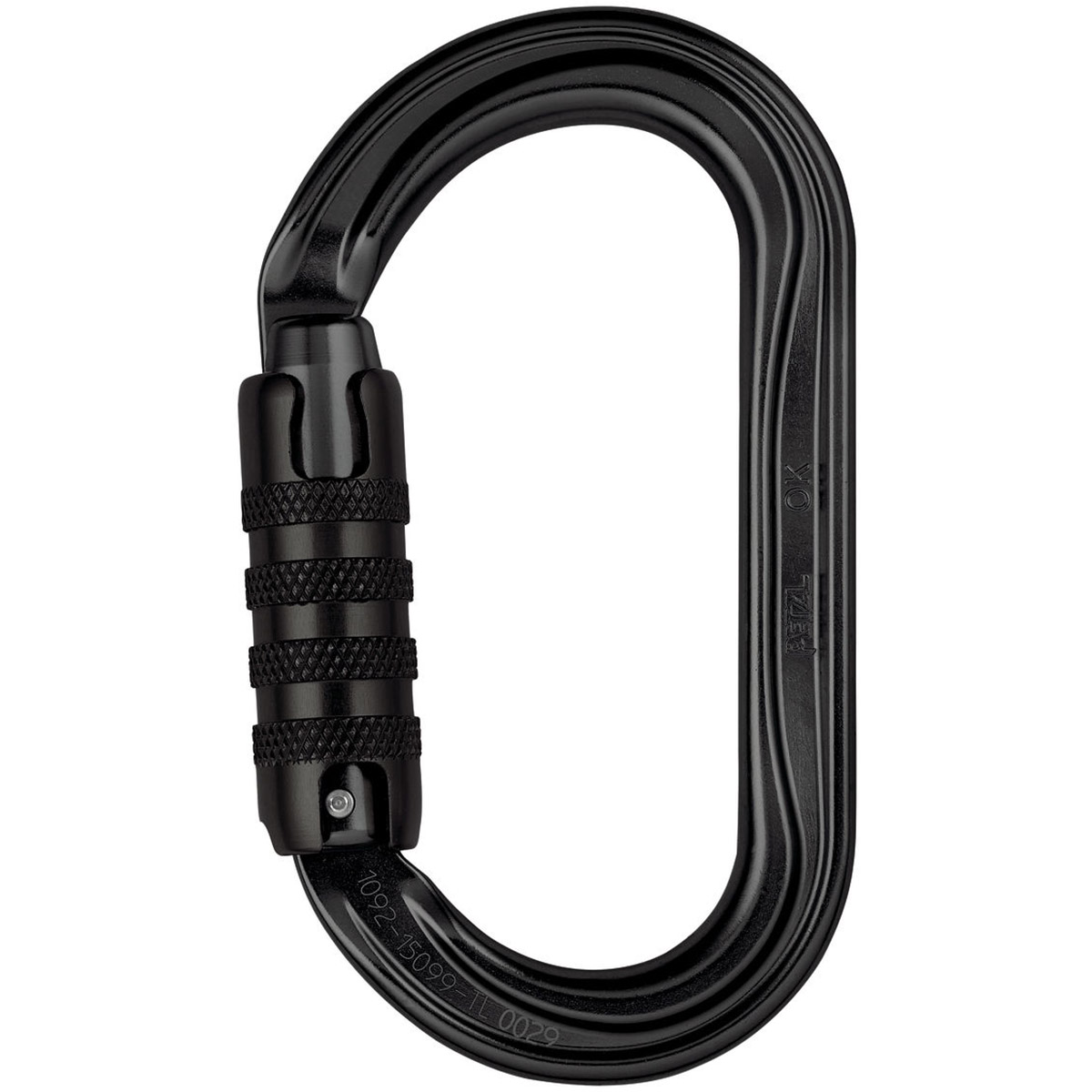 Petzl Ok Triact-Lock クライミング用トリプルアクションロック付き