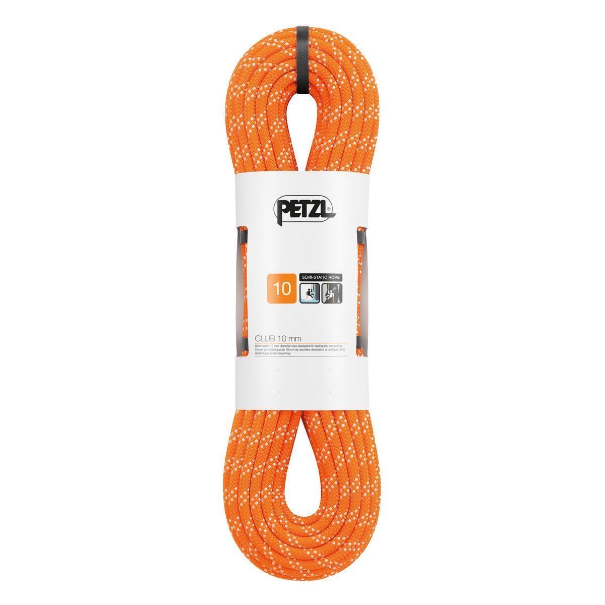 Petzl Club 10 mm セミスタティックロープ スペレオ