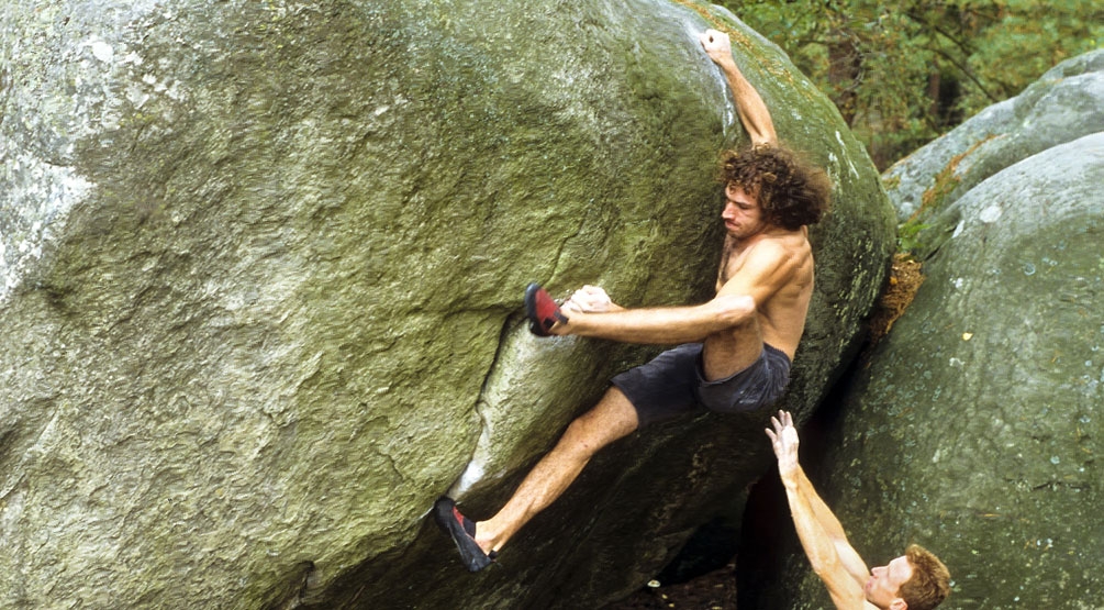 Fred Nicole Karma Fontainebleu boulder arrampicata