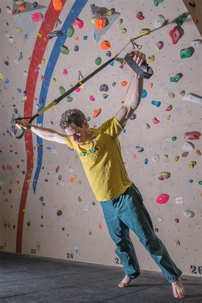 John Redshaw allenamento funzionale sospensione trx