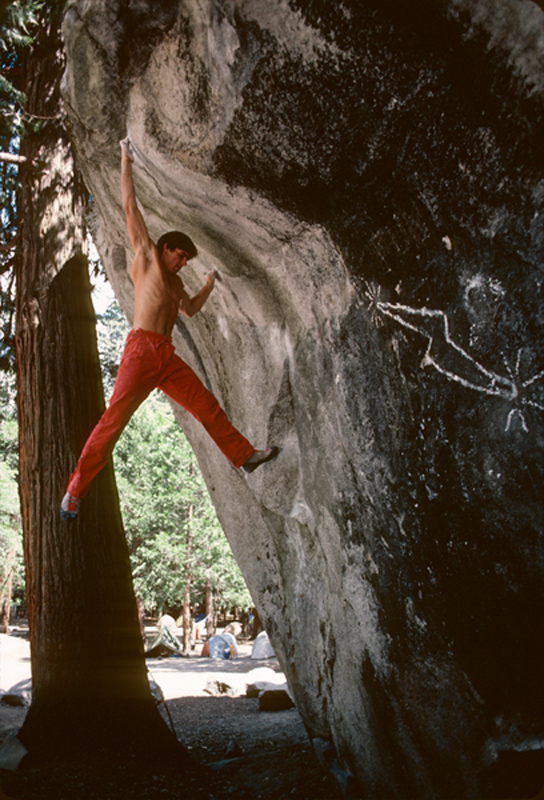 Ron kauk boulder Midnight Lightning Yosemite Ron kauk boulder Midnight Lightning Yosemite