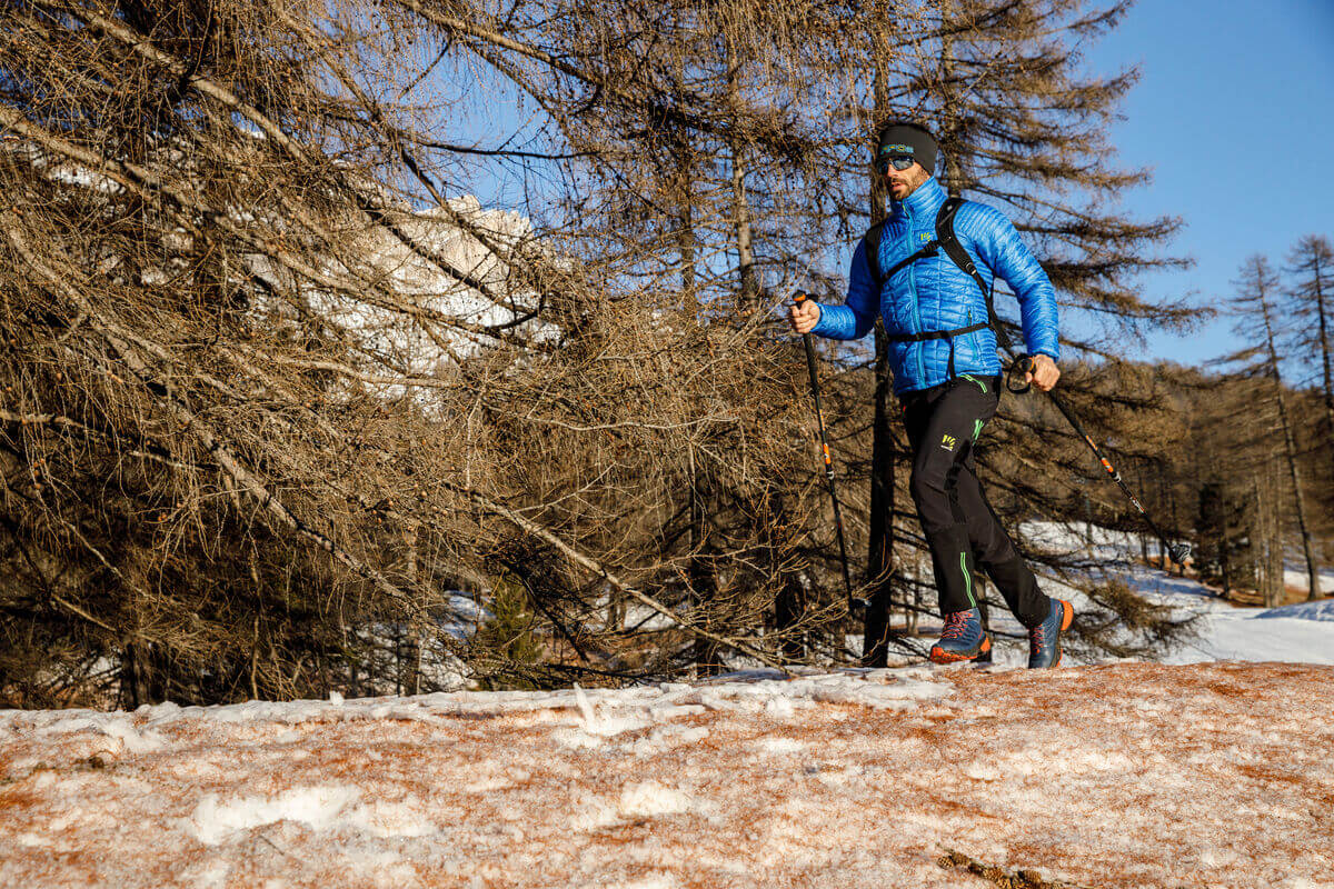 山歩きで使うポール。写真:Andrea Pavan / SCARPA