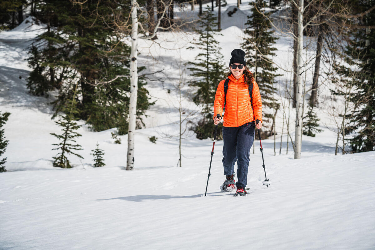 雪上のポール。写真:Louis Arevalo / SCARPA