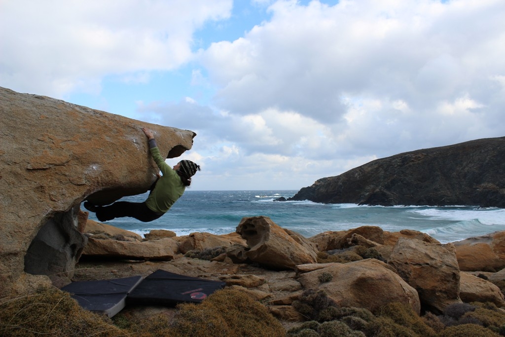 boulder the shell 7A Livada beach tinos boulder the shell 7A Livada beach tinos