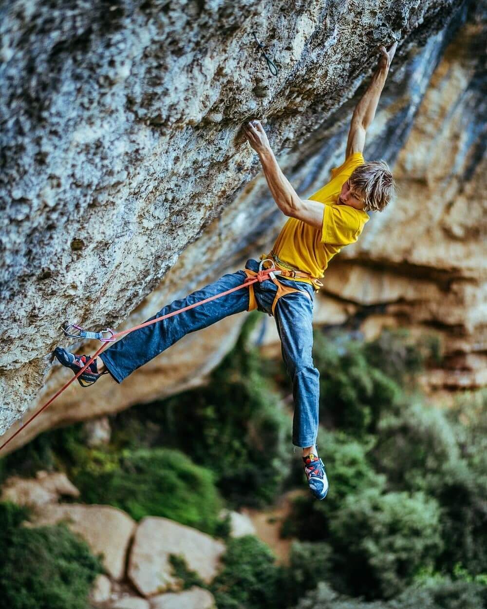 Alex megos arrampicata Perfecto Mundo 9b+
