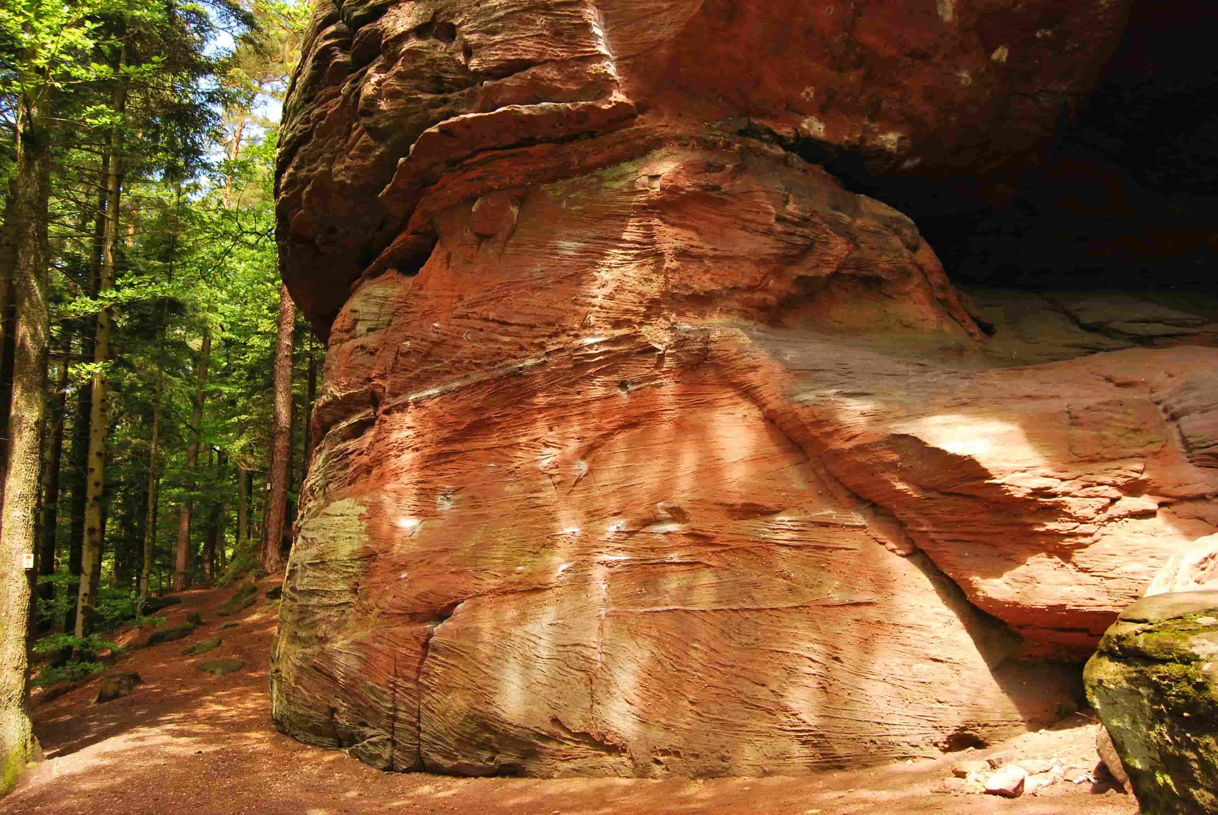 Grotte du Broche arrampicata Alsazia
